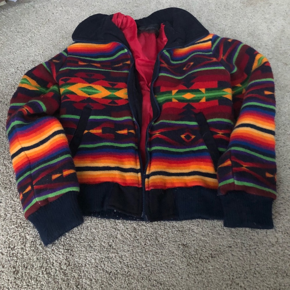 Reformation Aztec coat jacket